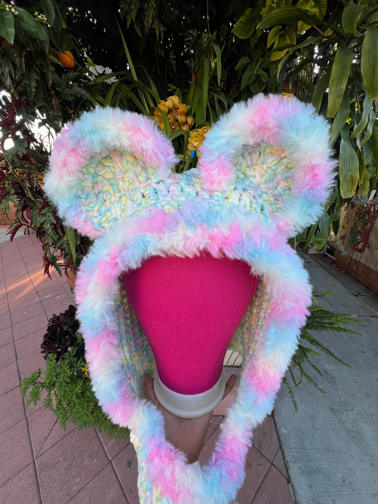Pastel Bear Hood