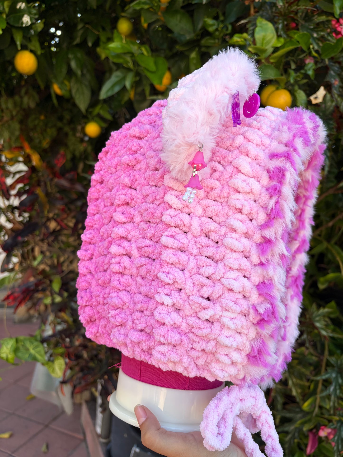 Rosey pink
